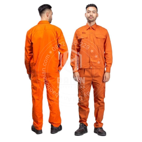 Quần áo điện lực màu cam