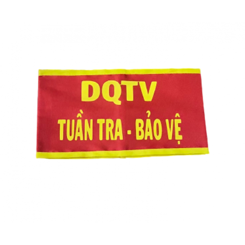 Băng đeo tay DQTV tuần tra bảo vệ