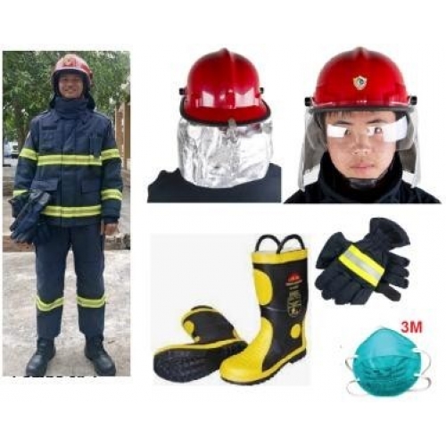 Combo quần áo PCCC Fire Pro-01 loại 4 lớp chịu nhiệt (loại tốt)